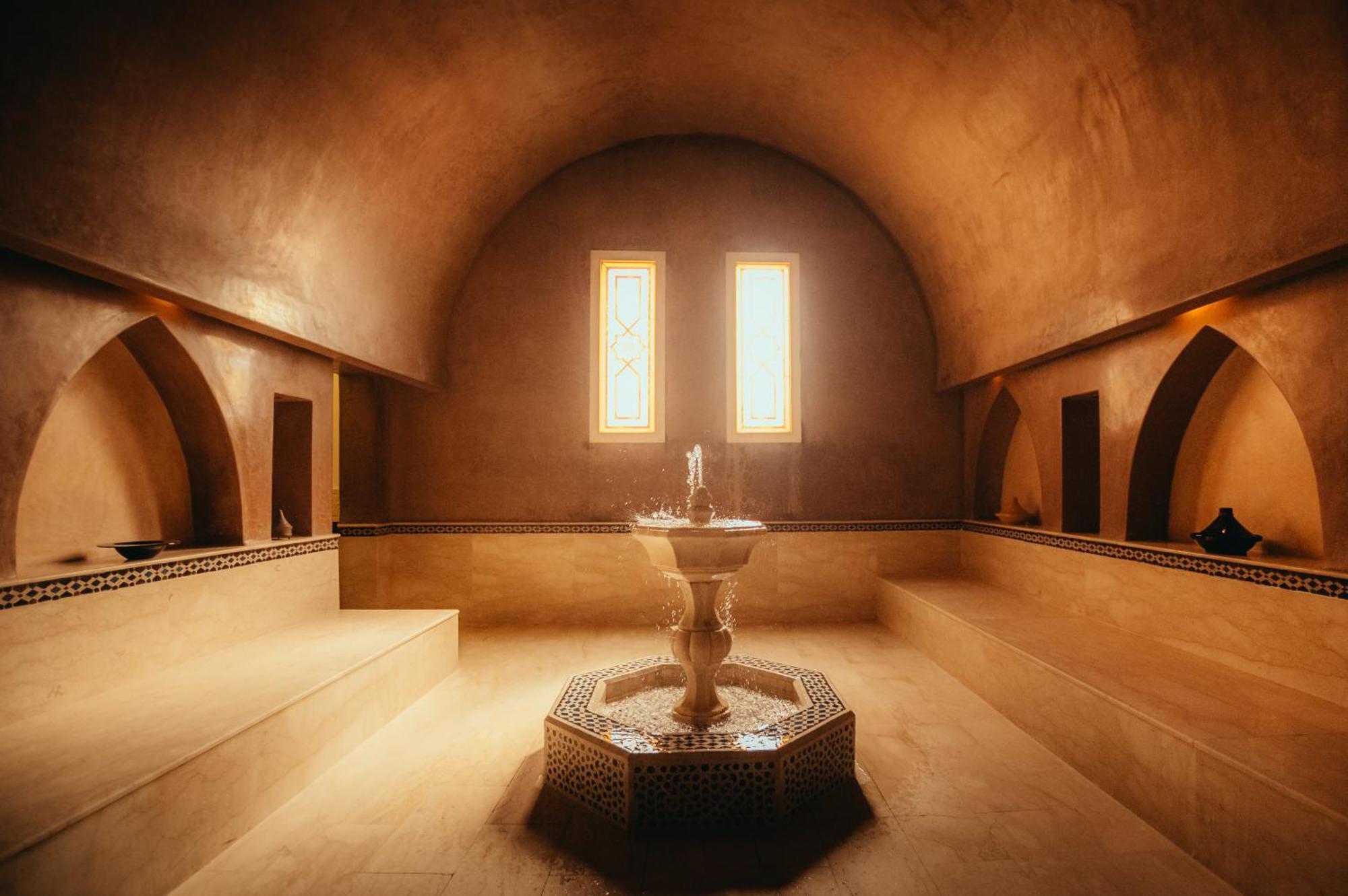 Tikida Golf Palace Agadir Dış mekan fotoğraf The hammam at the Royal Bath