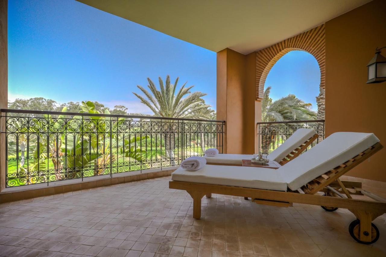 Tikida Golf Palace Agadir Dış mekan fotoğraf A balcony at the hotel